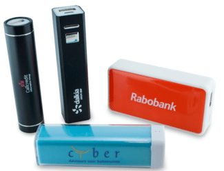 Usbstick-producent - Powerbanks bedrukken