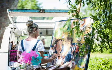 Versekunst - Schilderij bruiloft